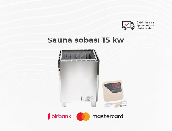 Sauna sobası 15 kw
