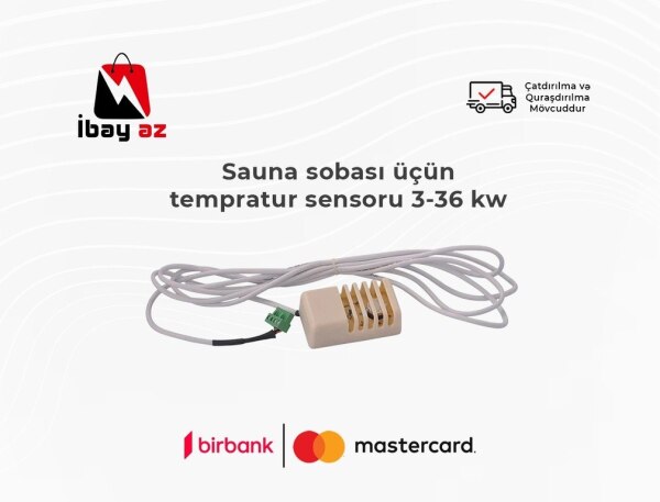 Sauna sobası üçün tempratur sensoru 336 kw