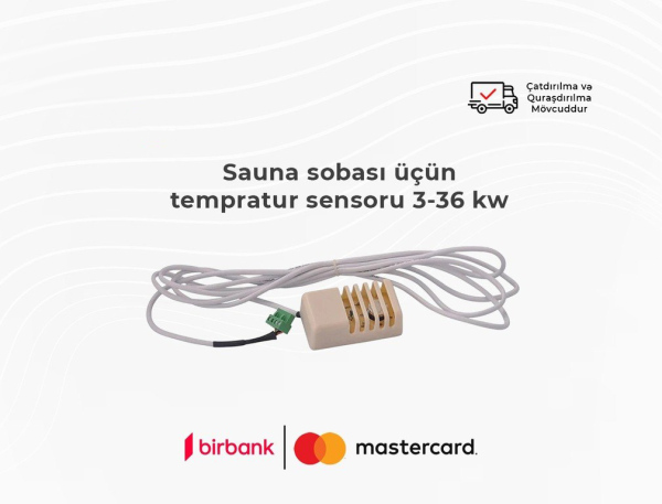 Sauna sobası üçün tempratur sensoru 336 kw
