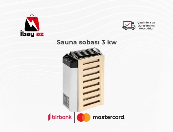 Sauna sobası 3 kw