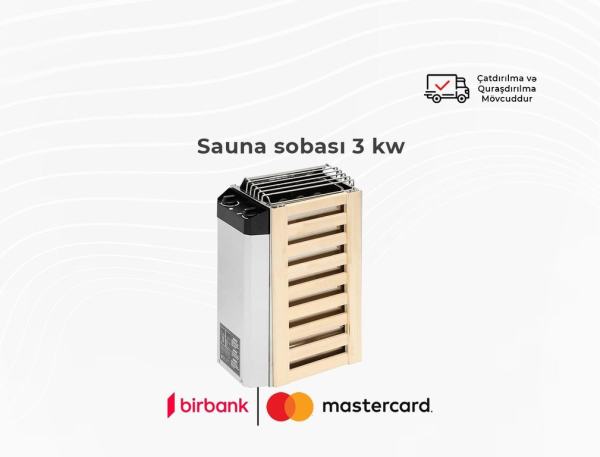 Sauna sobası 3 kw