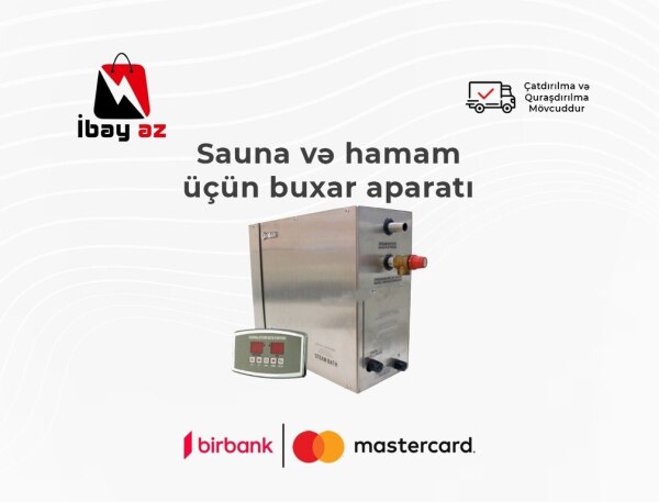 Sauna və hamam üçün buxar aparatı