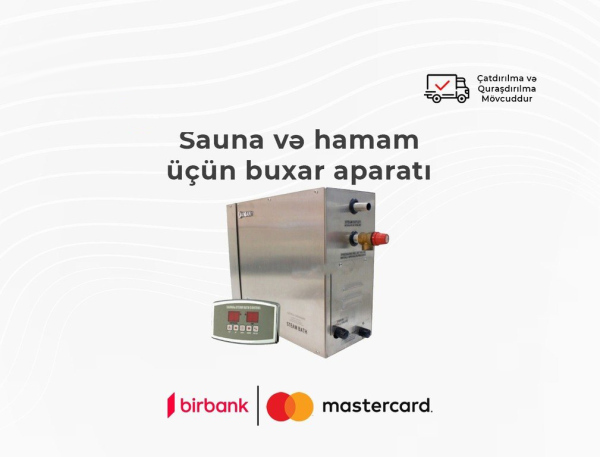 Sauna və hamam üçün buxar aparatı