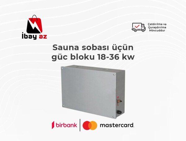 Sauna sobası üçün güc bloku 1836 kw