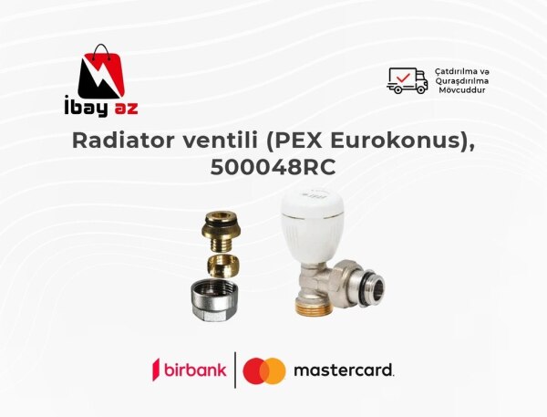 Radiator ventili PEX Eurokonus 500048RC