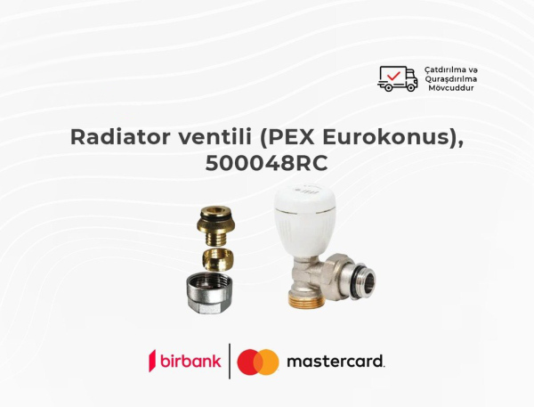 Radiator ventili PEX Eurokonus 500048RC