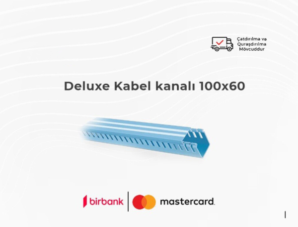 Deluxe Kabel kanalı 100x60