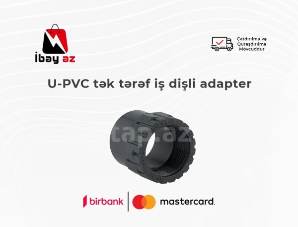 UPVC tək tərəf iş dişli adapter