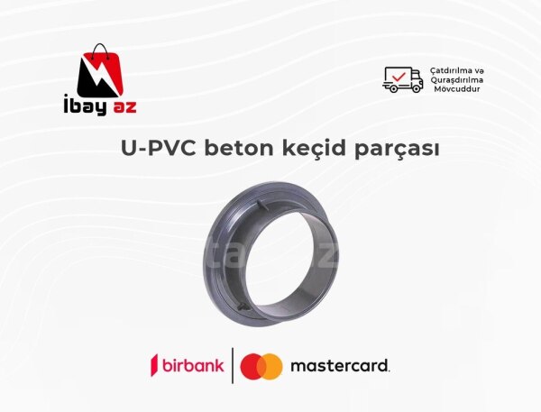 UPVC beton keçid parçası