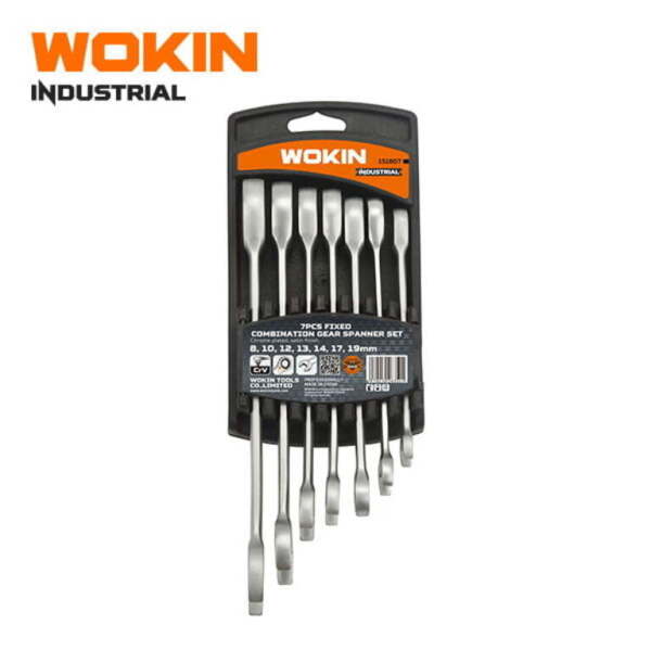 Wokın 7 Parca Cırcırl Kombıne Anahtar Takımı 819