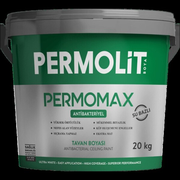 PERMOLİT Permomax Antibakteria Tavan Boyası 35 KG