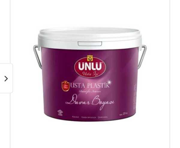 Ünlü usta plastik divar boyası