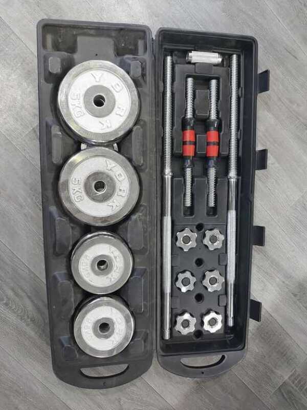 Qantel xrom ştanq dəsti 50 kq