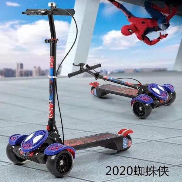 Samokat SK110 Spiderman göy
