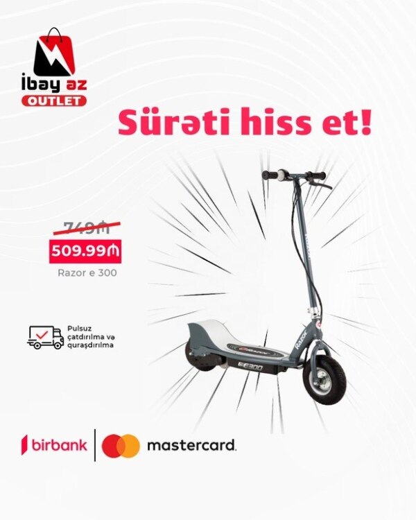 Elektrik samokat Razor e300