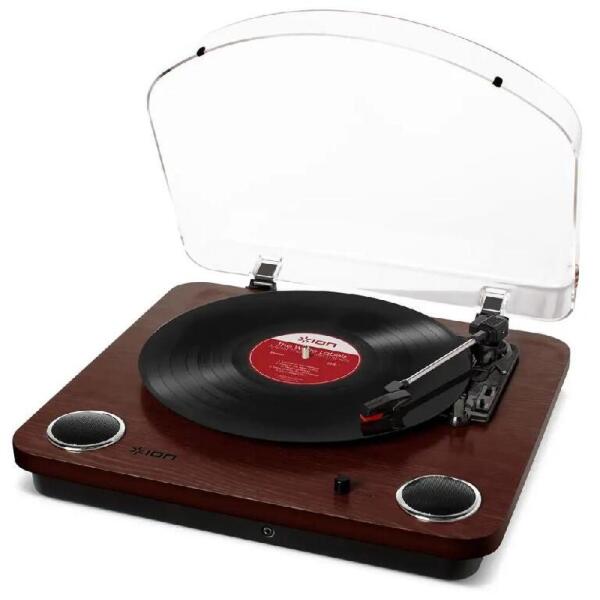 Qrammofon Digital TTable wBuiltIn SPEAKER Drk Brwn