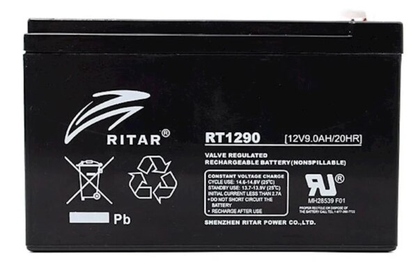 Akkumulyator batareyası RITAR AGM 12V9A