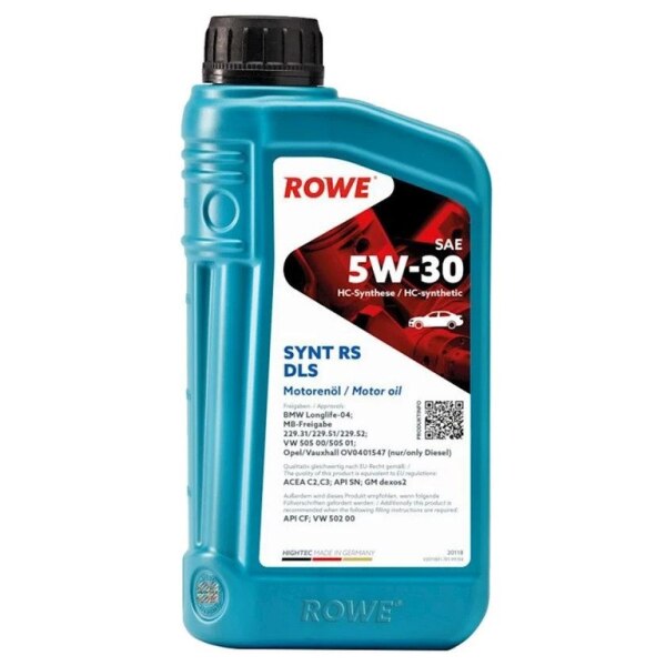 Rowe HIGHTEC SYNT RS DLS SAE 5W30 HC 1L yağı