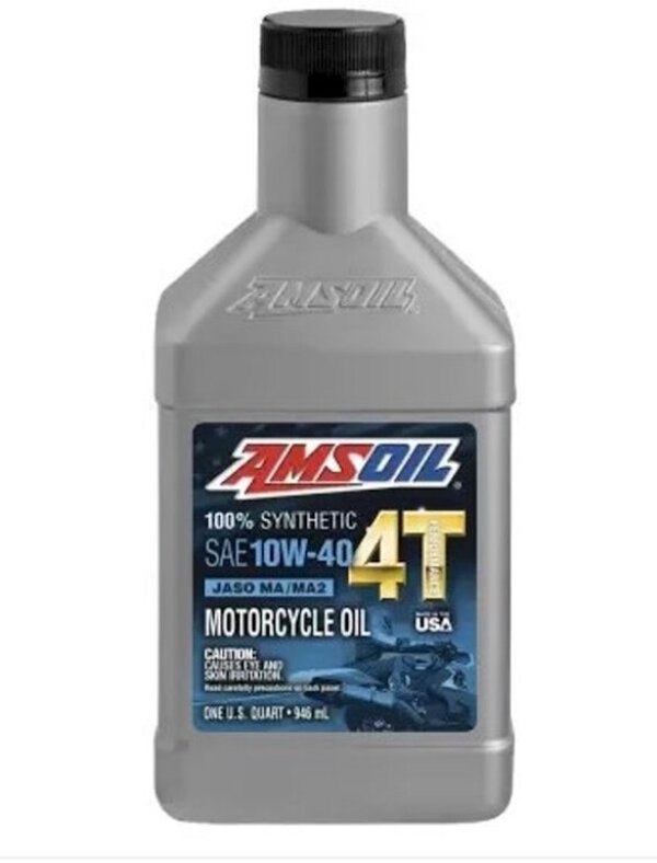 10W40 Synthetic 4T Motorcycle Oil 946 ml