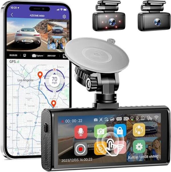 Maşın üçün kamera Azdome M560 128GB CH3