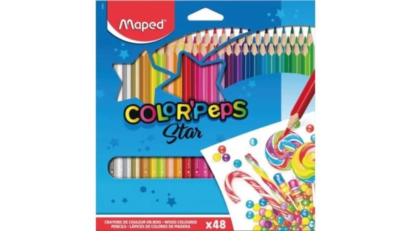 Maped 48 rəngli karandaşlar