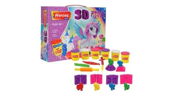 Play Dough Pony dəsti