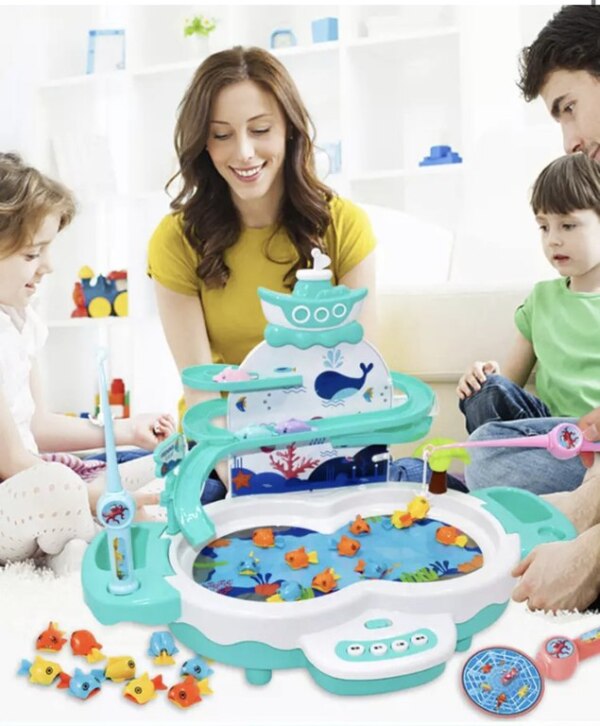 Elektron öyrədici və musiqili balıq tutma oyunu Yaşıl 011T07