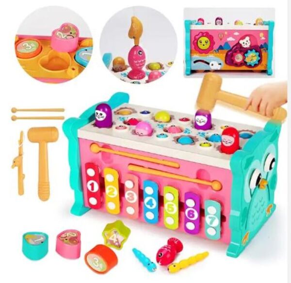 Montessori üsulu sehirli kub pianino 061T26