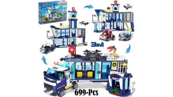 Konstruktor 3ü 1də Polis City Lego