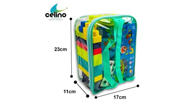 Çanta formalı silikon konstruktor