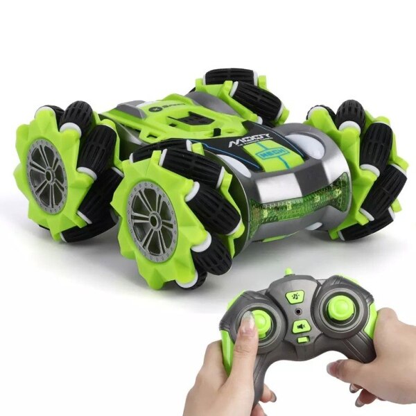 Salto vuran maşın oyuncaq Yaşıl 026T12